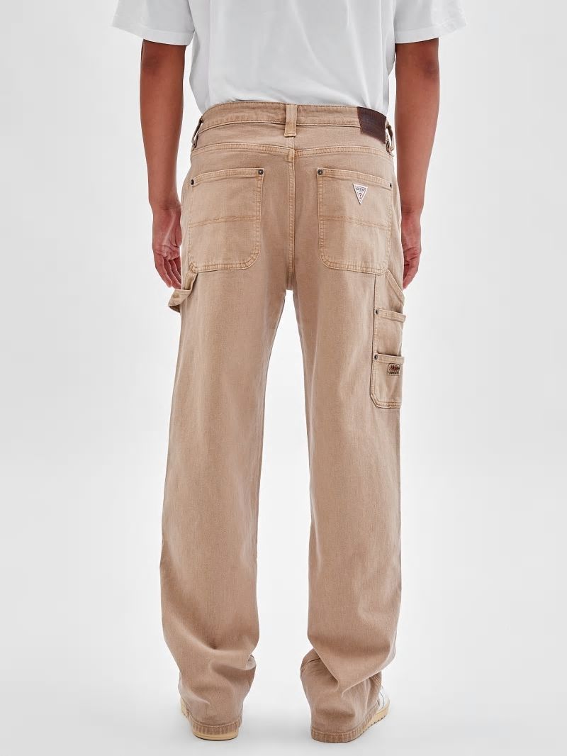 Guess GUESS Originals Kit Carpenter Jeans - Go Vintage Tan Wash Guess GUESS Originals Kit Carpenter Jeans - Go Vintage Tan Wash