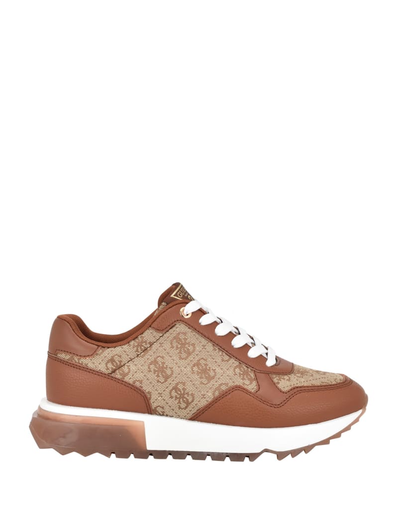 Guess Side Logo Joggers - Medium Brown Guess Side Logo Joggers - Medium Brown