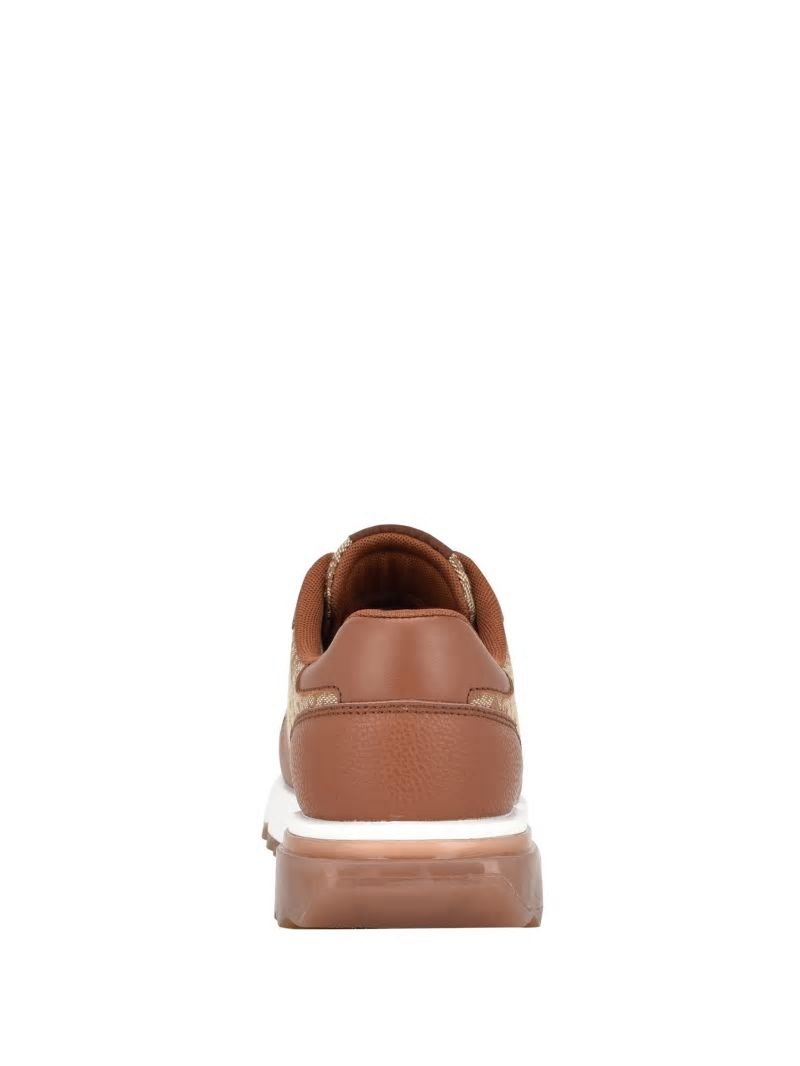 Guess Side Logo Joggers - Medium Brown Guess Side Logo Joggers - Medium Brown