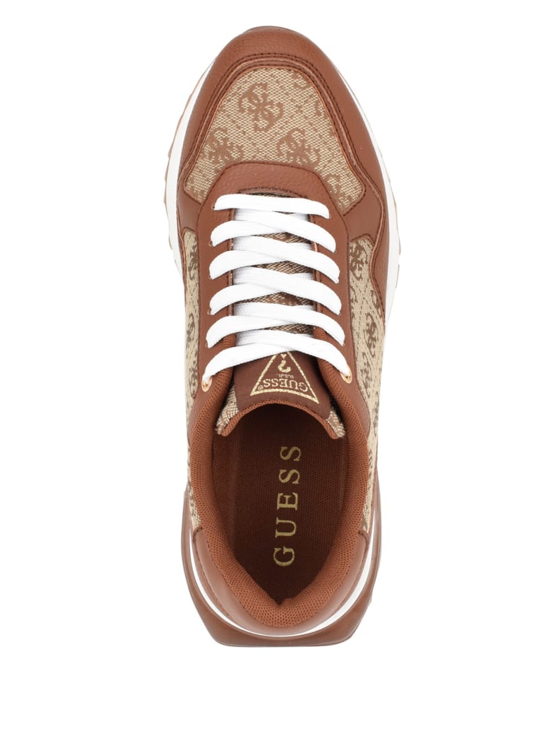 Guess Side Logo Joggers - Medium Brown Guess Side Logo Joggers - Medium Brown