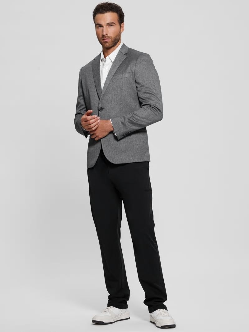 Guess Harlow Herringbone Blazer - Magnetic Multi Guess Harlow Herringbone Blazer - Magnetic Multi