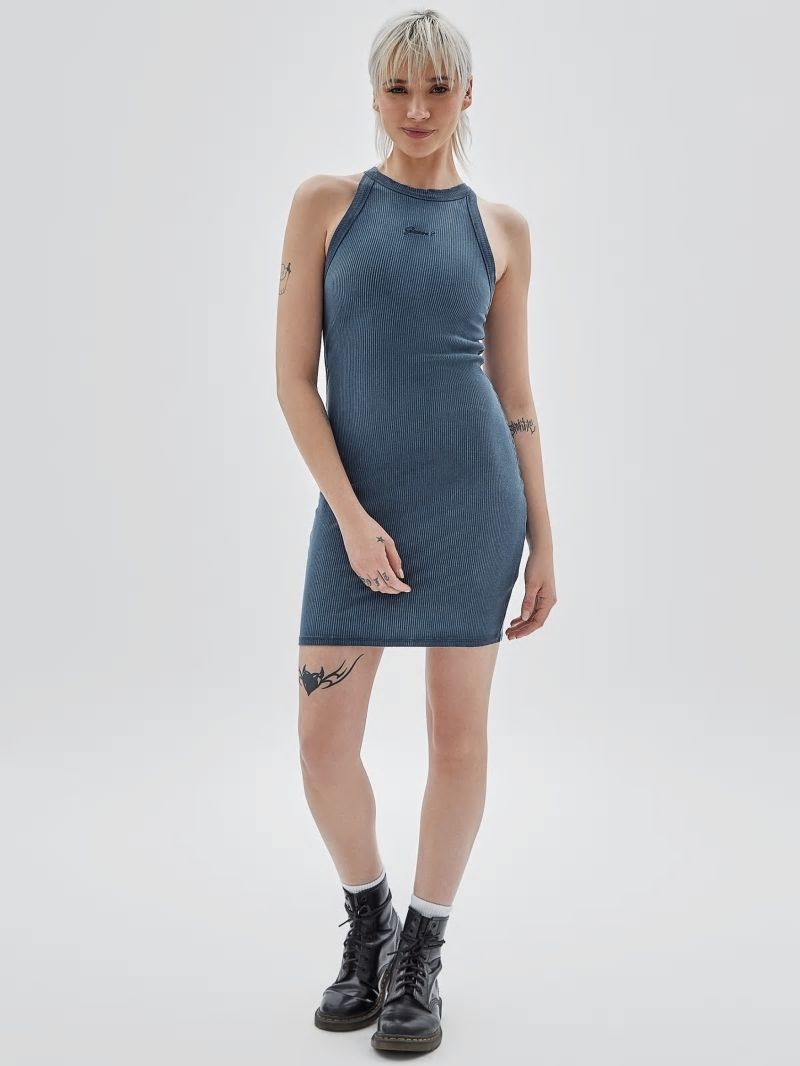 Guess GUESS Originals Original Tank Dress - Uniform Blue Multi Guess GUESS Originals Original Tank Dress - Uniform Blue Multi