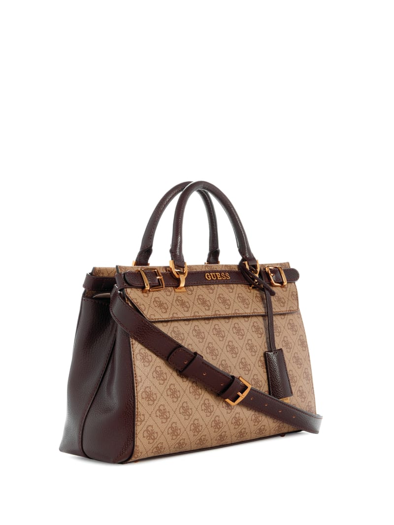 Guess Sestri Quattro G Luxury Satchel - Light Vintage Guess Sestri Quattro G Luxury Satchel - Light Vintage