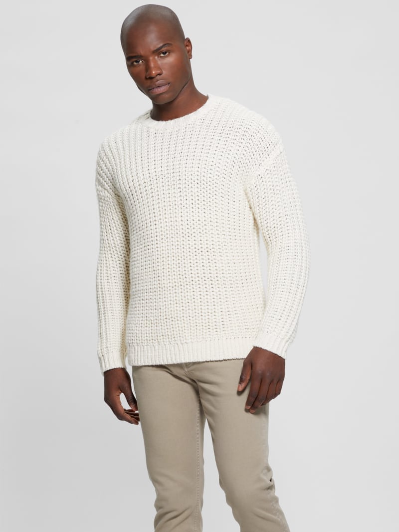 Guess Eco Wool-Blend Grayson Sweater - Quicksand Guess Eco Wool-Blend Grayson Sweater - Quicksand
