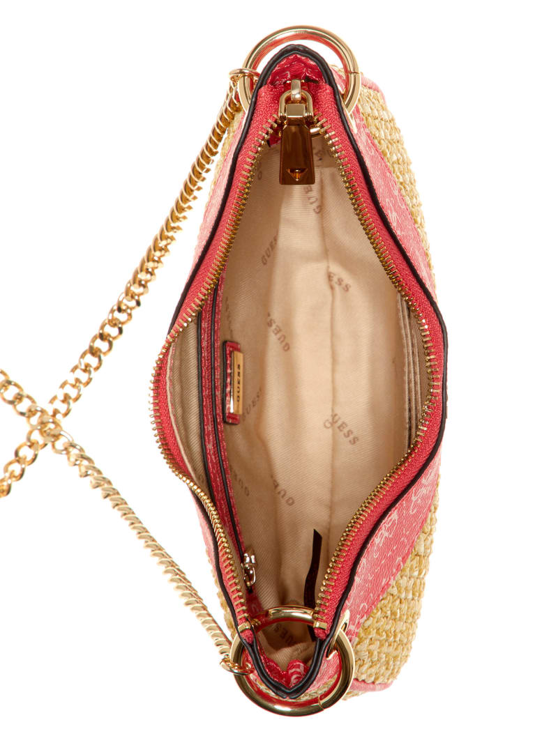 Guess Kasinta Raffia Mini Hobo Bag - Cali Wash Guess Kasinta Raffia Mini Hobo Bag - Cali Wash