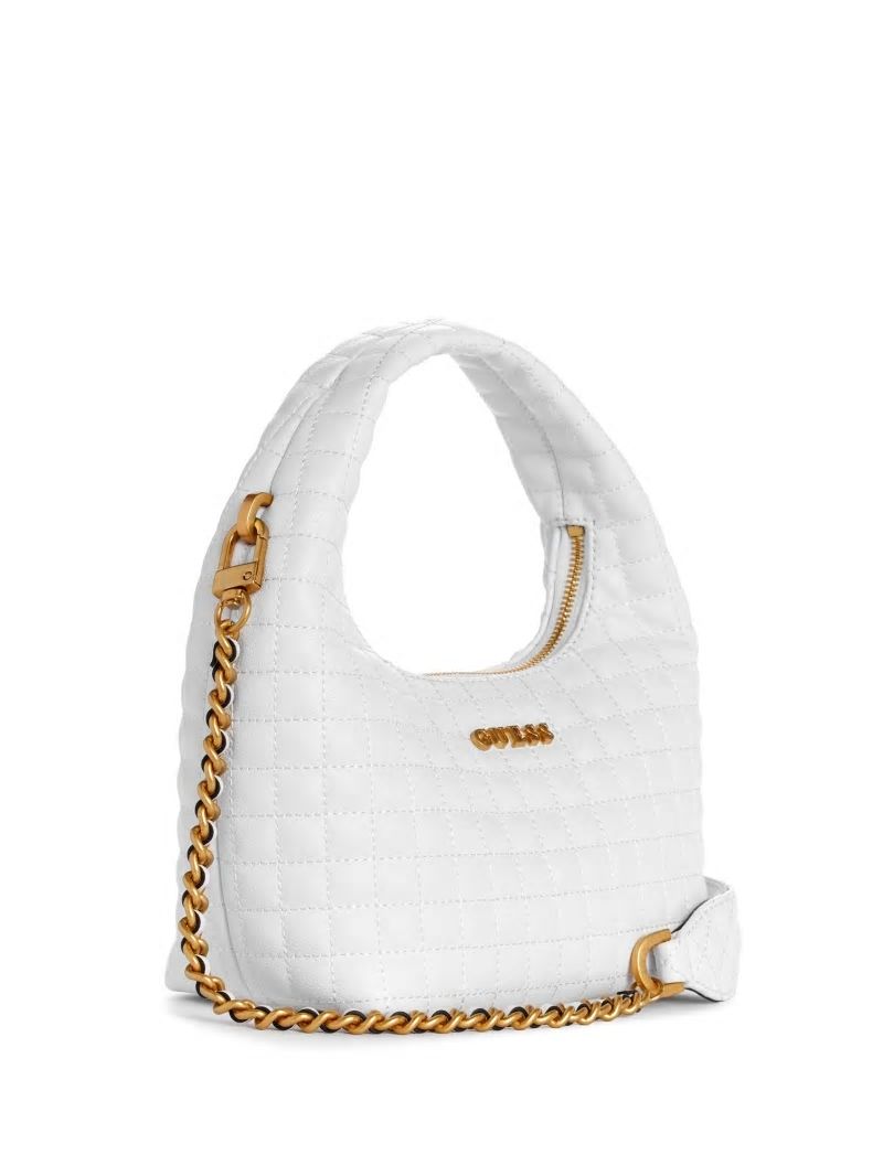 Guess Tia Hobo Bag - White Multi Guess Tia Hobo Bag - White Multi