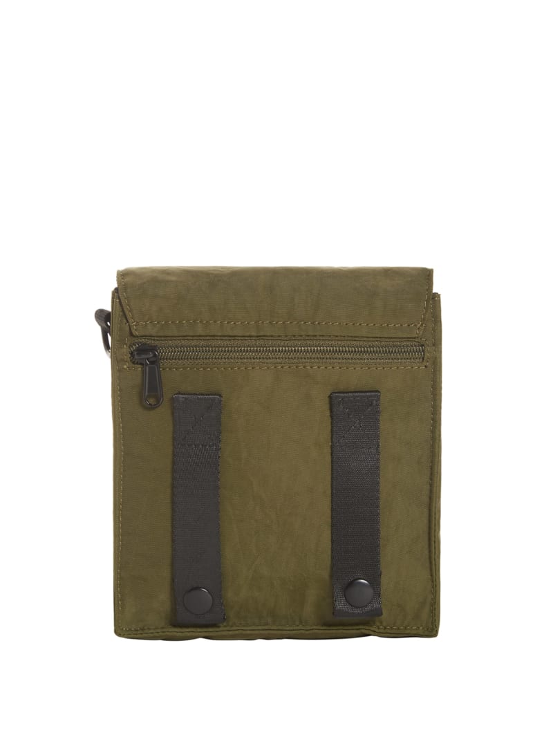Guess GUESS Originals Nylon Utility Side Bag - Amp Green Guess GUESS Originals Nylon Utility Side Bag - Amp Green