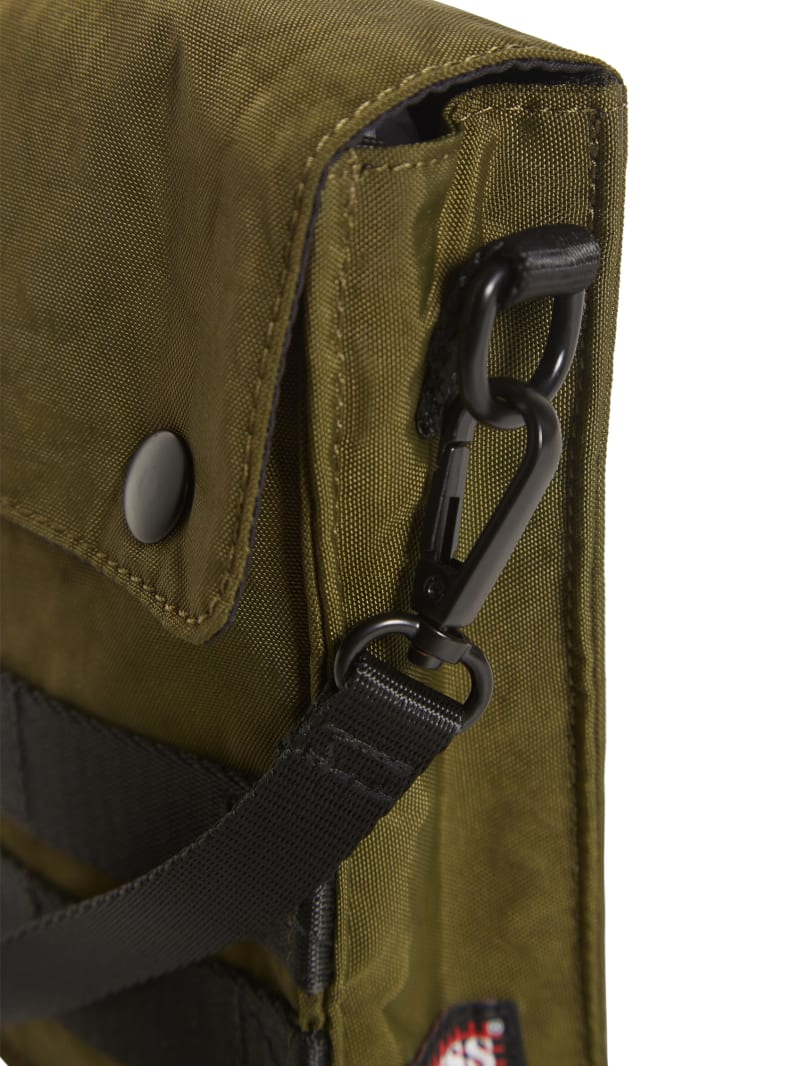 Guess GUESS Originals Nylon Utility Side Bag - Amp Green Guess GUESS Originals Nylon Utility Side Bag - Amp Green