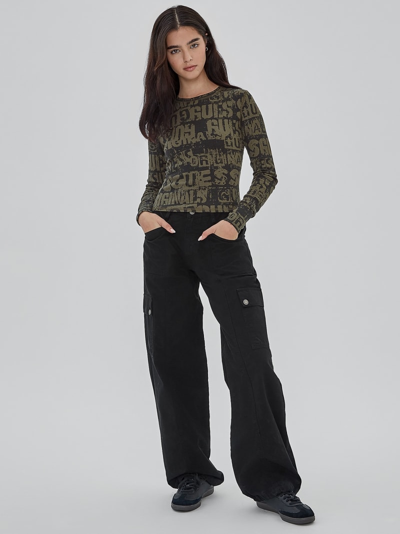 Guess GUESS Originals Utility Cargo - Jet Black Multi Guess GUESS Originals Utility Cargo - Jet Black Multi