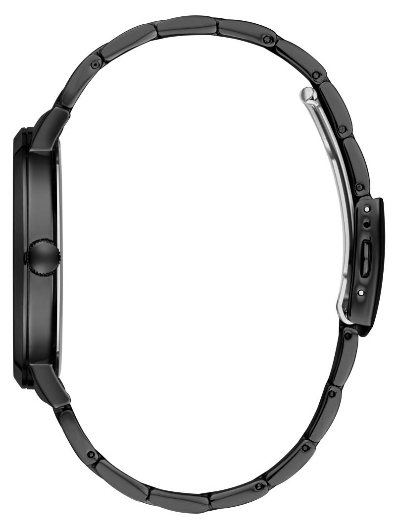 Guess Black Diamond Analog Watch - Black Snakeskin Guess Black Diamond Analog Watch - Black Snakeskin