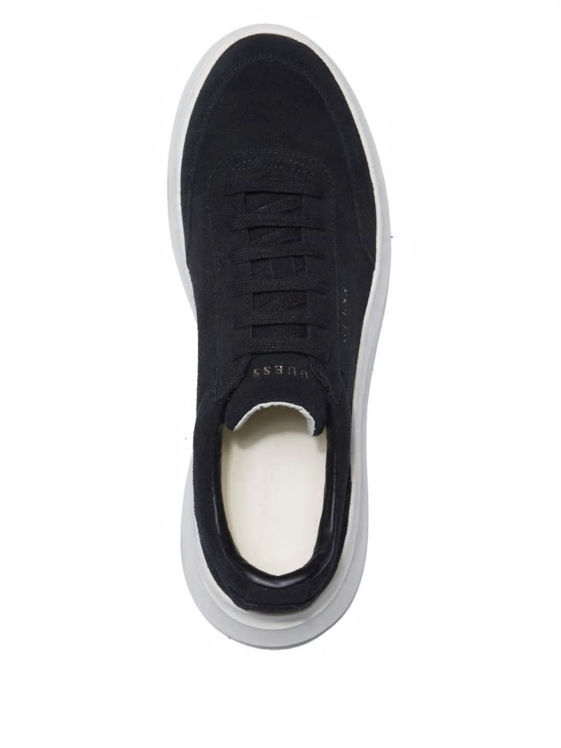 Guess Dolo Logo Low-Top Sneakers - Black Suede Guess Dolo Logo Low-Top Sneakers - Black Suede