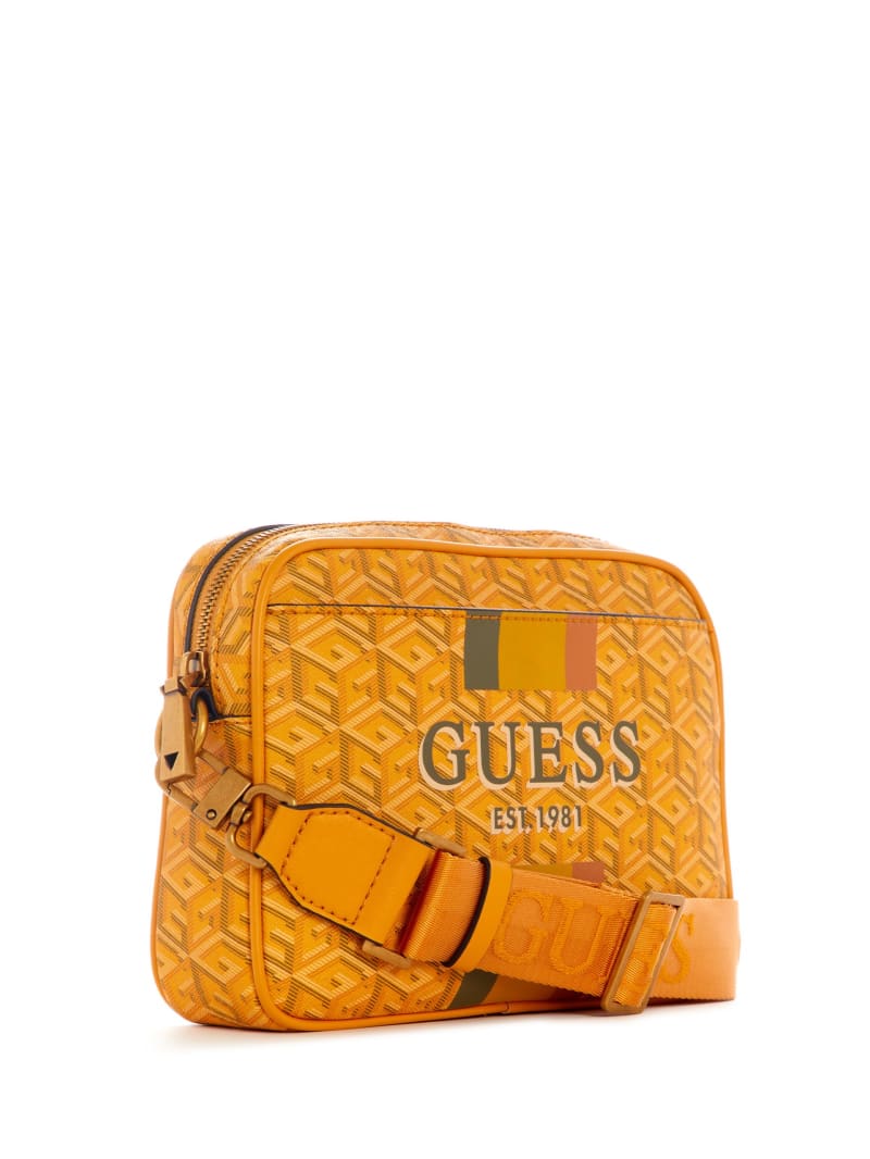 Guess Vikky Camera Bag - Yellow Logo Guess Vikky Camera Bag - Yellow Logo