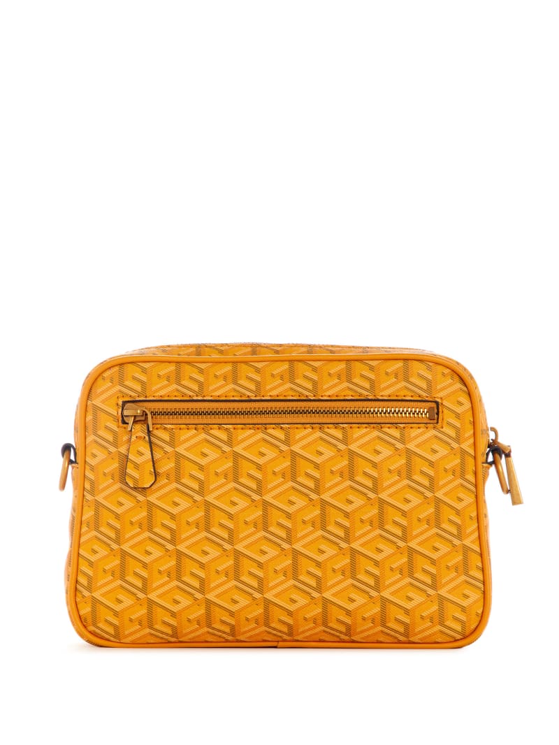 Guess Vikky Camera Bag - Yellow Logo Guess Vikky Camera Bag - Yellow Logo