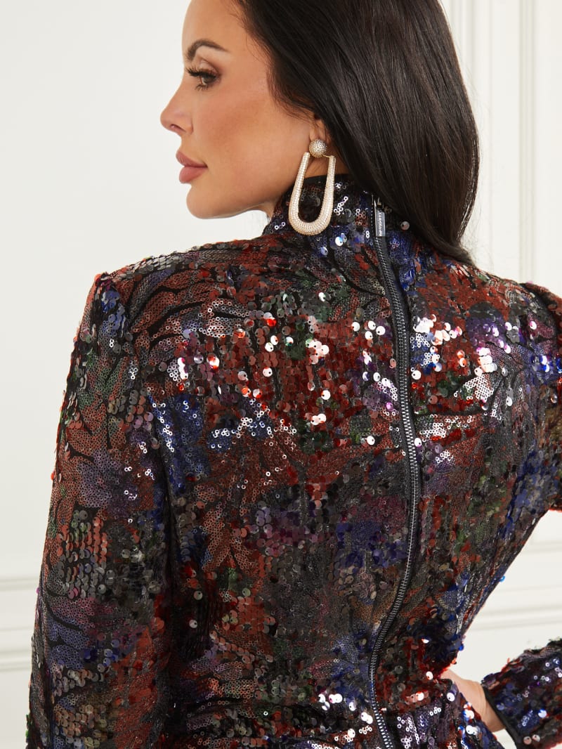 Guess Jasmine Sequin Long Dress - Delight Sequins Guess Jasmine Sequin Long Dress - Delight Sequins