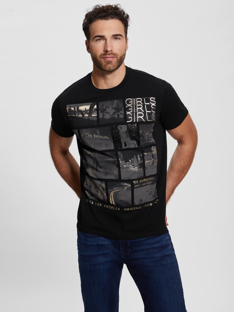Guess LA Dreams Tee - Black Guess LA Dreams Tee - Black