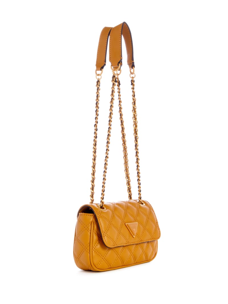 Guess Giully Mini Convertible Crossbody - Mustard Guess Giully Mini Convertible Crossbody - Mustard