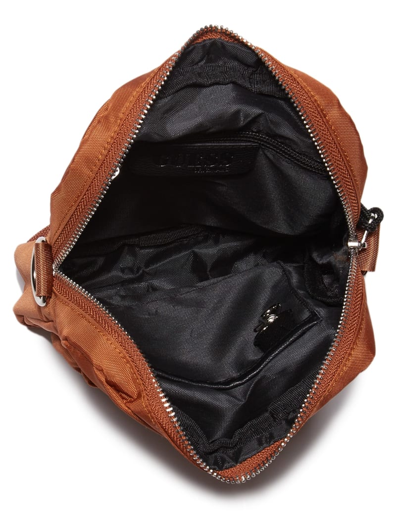 Guess GUESS Originals Mini Crossbody Bag - Rust Brown Guess GUESS Originals Mini Crossbody Bag - Rust Brown