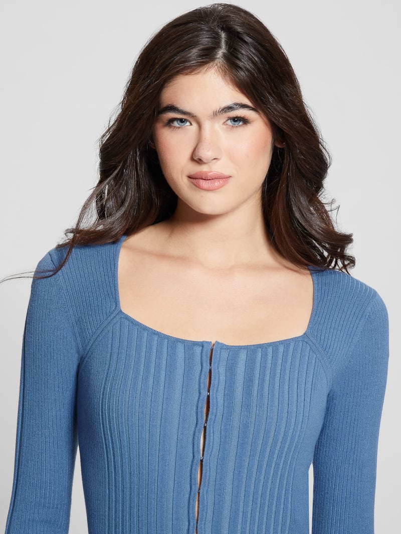 Guess ALLIE LS CARDI SWTR - Nordic Sea And Myosotis B Guess ALLIE LS CARDI SWTR - Nordic Sea And Myosotis B