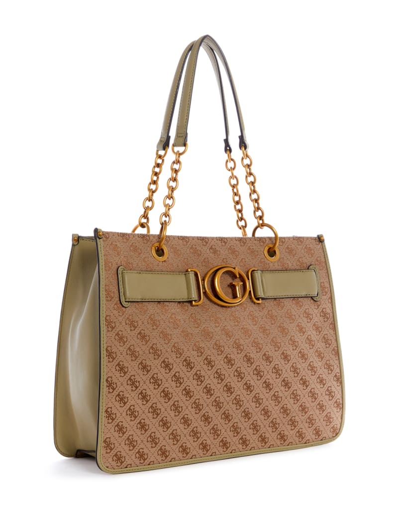 Guess Aviana Tote - Latte/Celadon Guess Aviana Tote - Latte/Celadon
