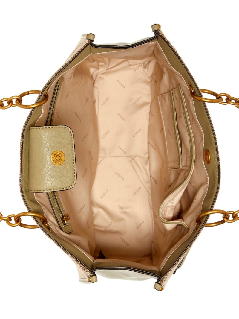 Guess Aviana Tote - Latte/Celadon Guess Aviana Tote - Latte/Celadon