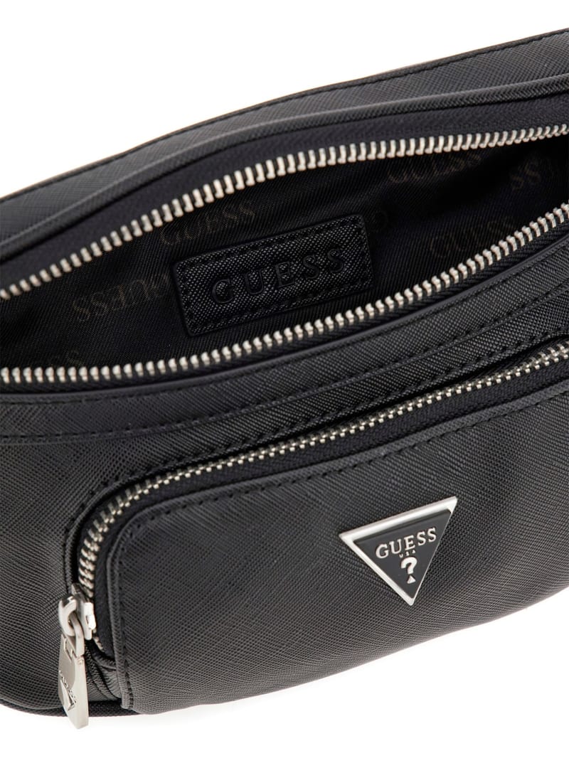 Guess Eco Certosa Compact Bum Bag - Black Guess Eco Certosa Compact Bum Bag - Black