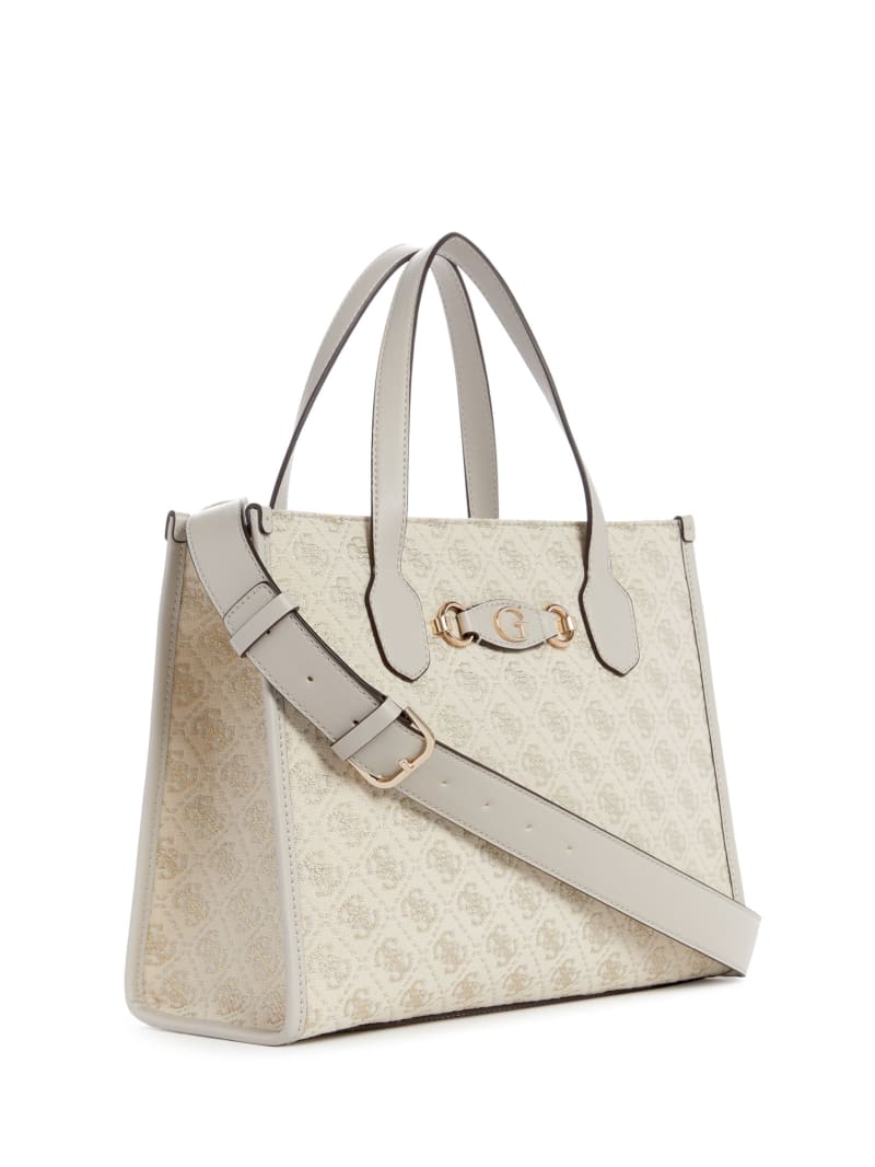 Guess Izzy Glitter Tote Bag - Dove Logo Guess Izzy Glitter Tote Bag - Dove Logo