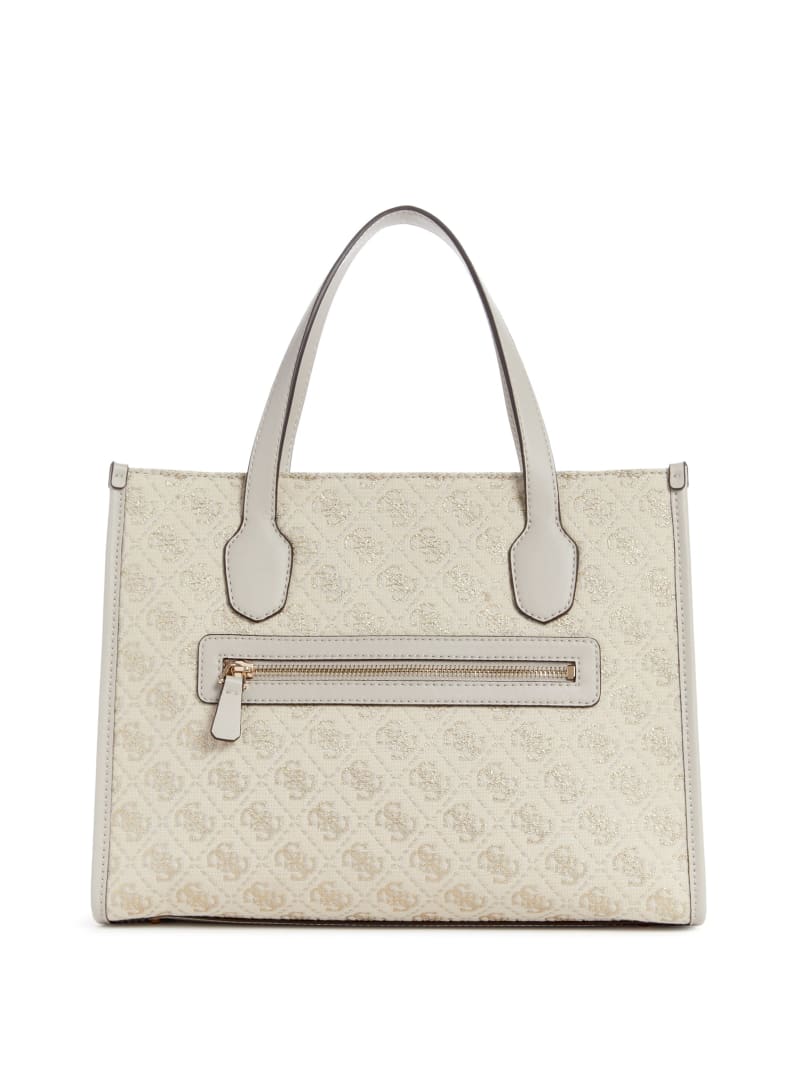 Guess Izzy Glitter Tote Bag - Dove Logo Guess Izzy Glitter Tote Bag - Dove Logo