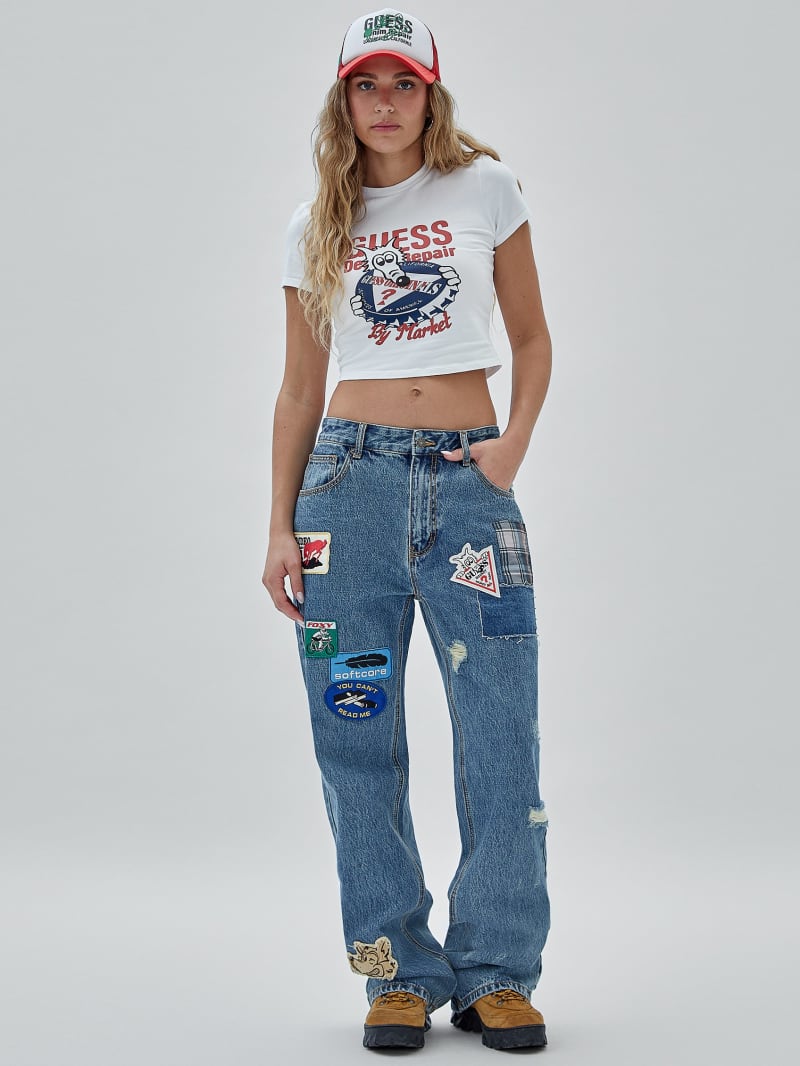 Guess GUESS Originals x Market Baby Tee - Pure White Guess GUESS Originals x Market Baby Tee - Pure White