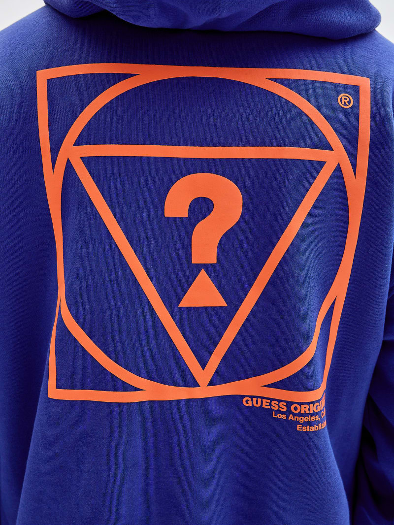 Guess GUESS Originals Hoodie - Hybrid Blue Guess GUESS Originals Hoodie - Hybrid Blue