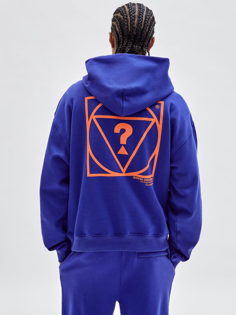 Guess GUESS Originals Hoodie - Hybrid Blue Guess GUESS Originals Hoodie - Hybrid Blue