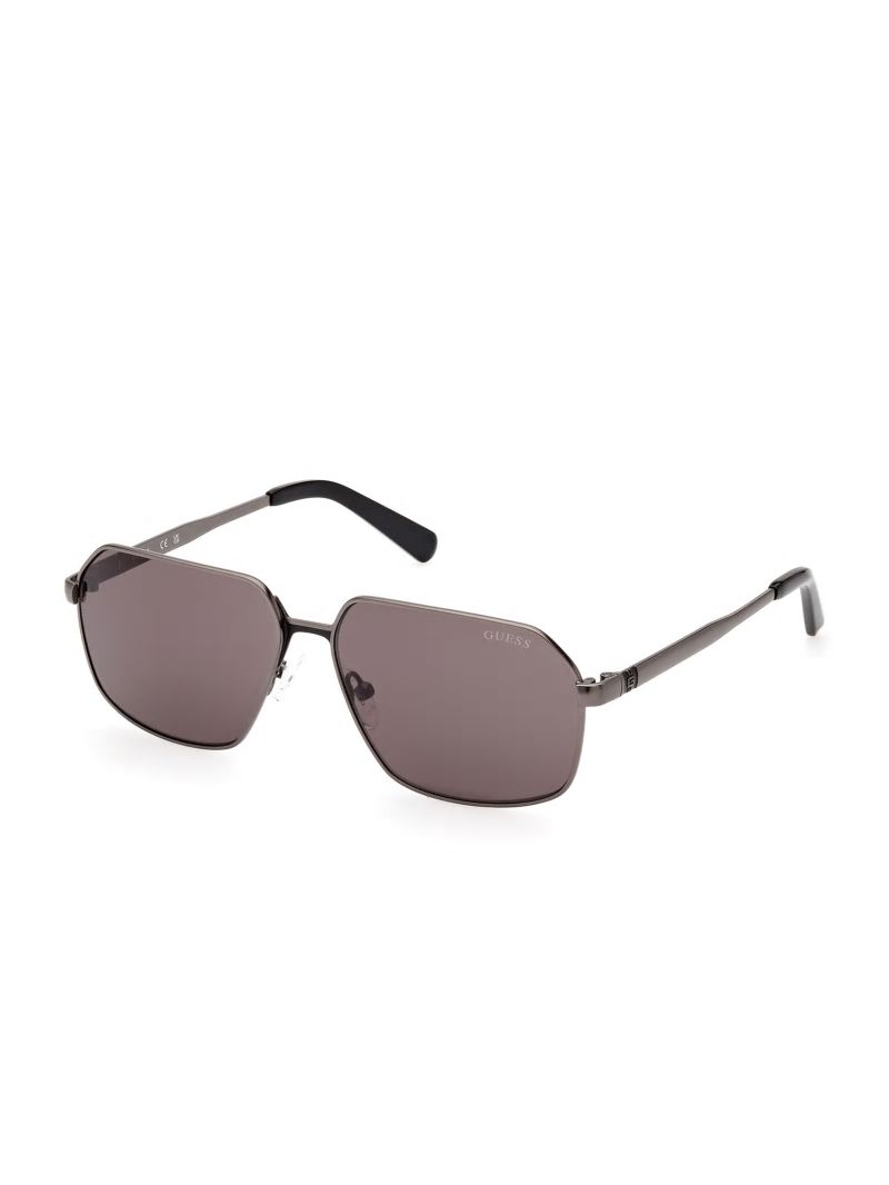 Guess Otto Navigator Metal Sunglasses - Black Guess Otto Navigator Metal Sunglasses - Black