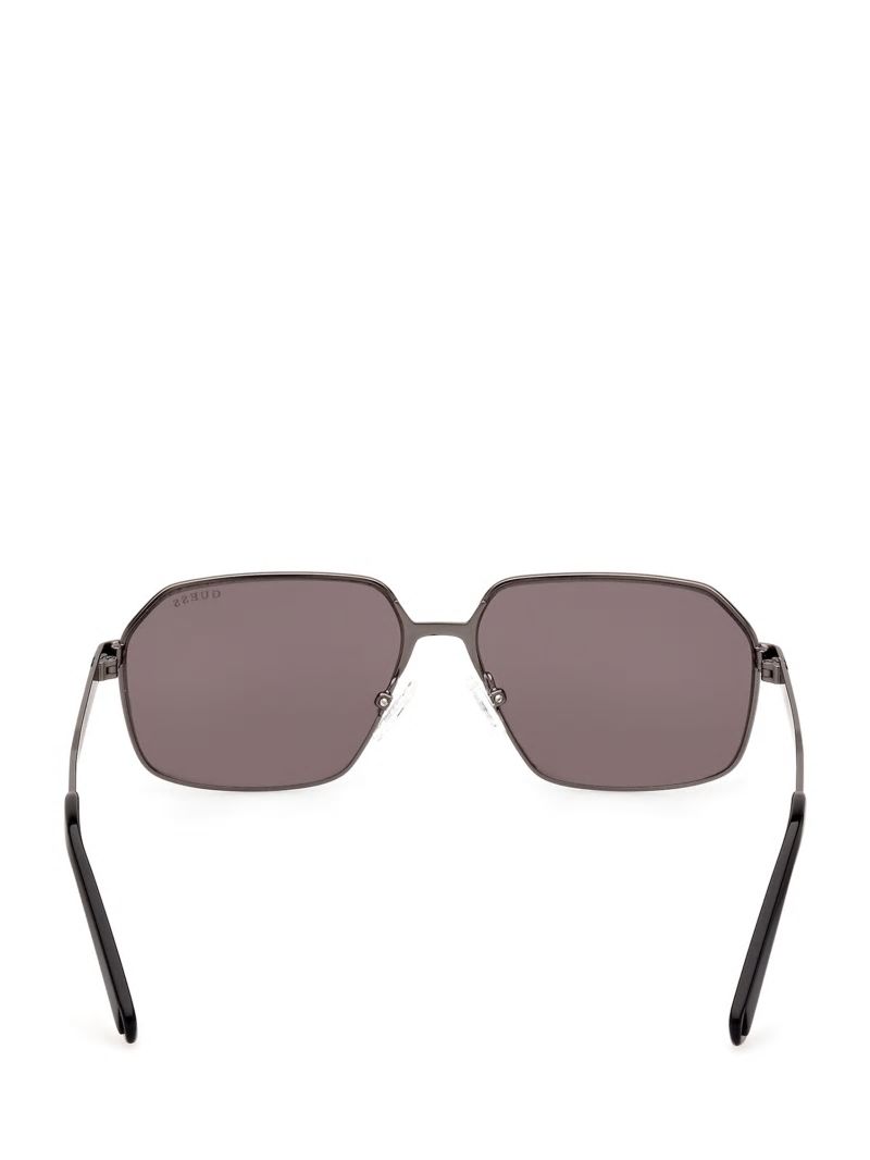 Guess Otto Navigator Metal Sunglasses - Black Guess Otto Navigator Metal Sunglasses - Black