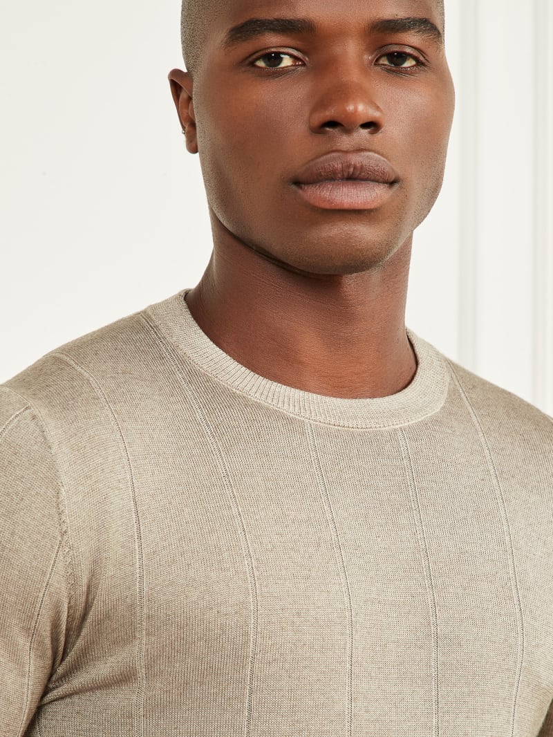 Guess Merino Wool Crewneck Sweater - Mossy Green Guess Merino Wool Crewneck Sweater - Mossy Green