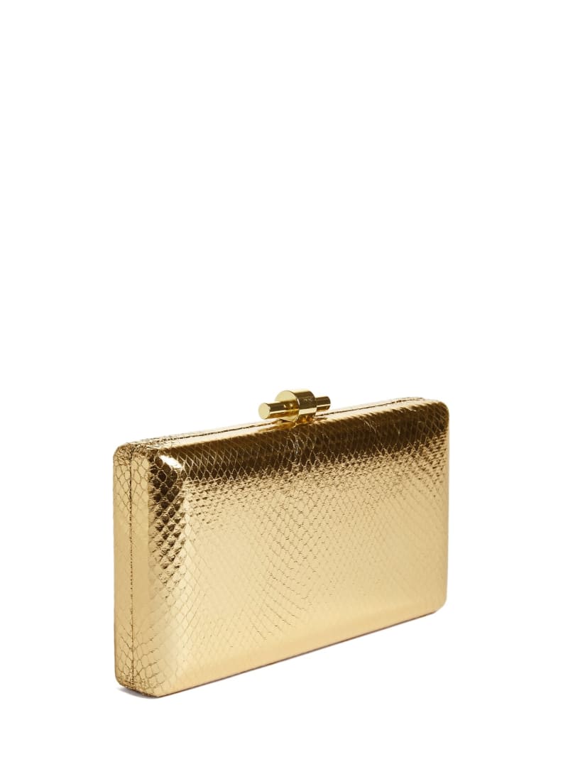 Guess Rose Gold Python Clutch - Rose Gold Guess Rose Gold Python Clutch - Rose Gold