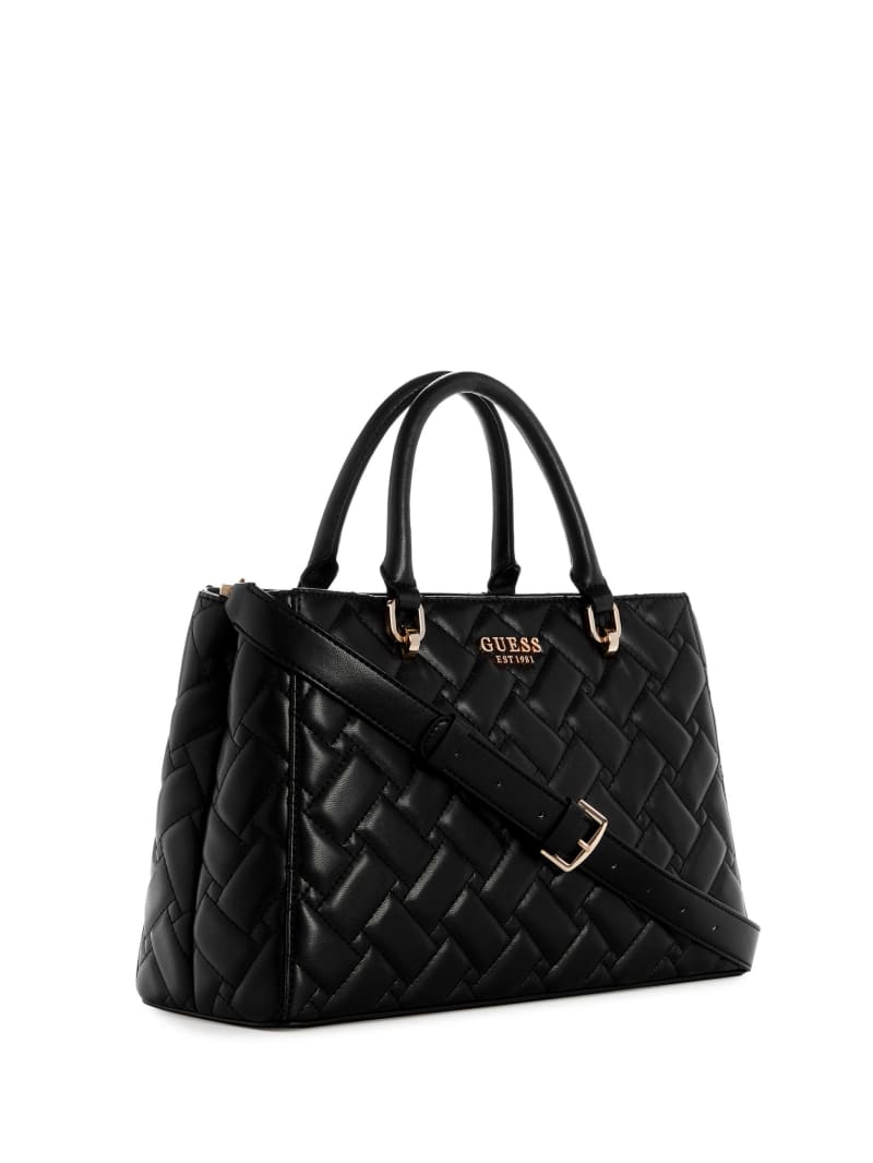 Guess Alanna Girlfriend Satchel - Black Guess Alanna Girlfriend Satchel - Black
