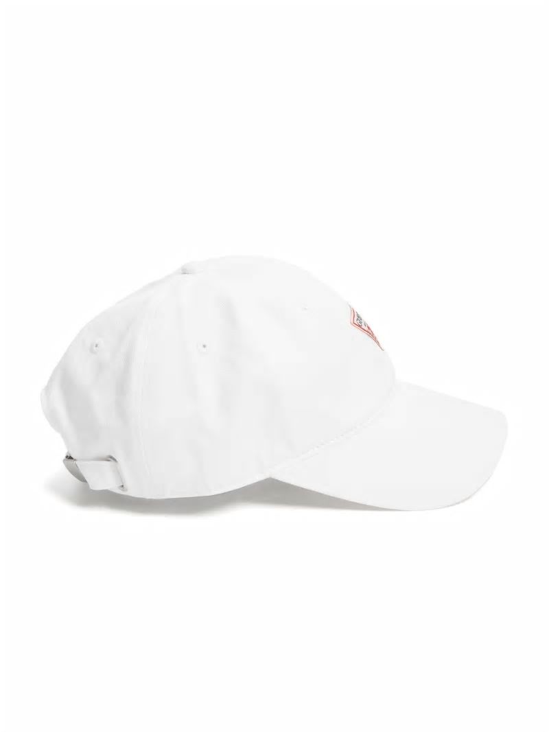 Guess Logo Baseball Hat - White Guess Logo Baseball Hat - White