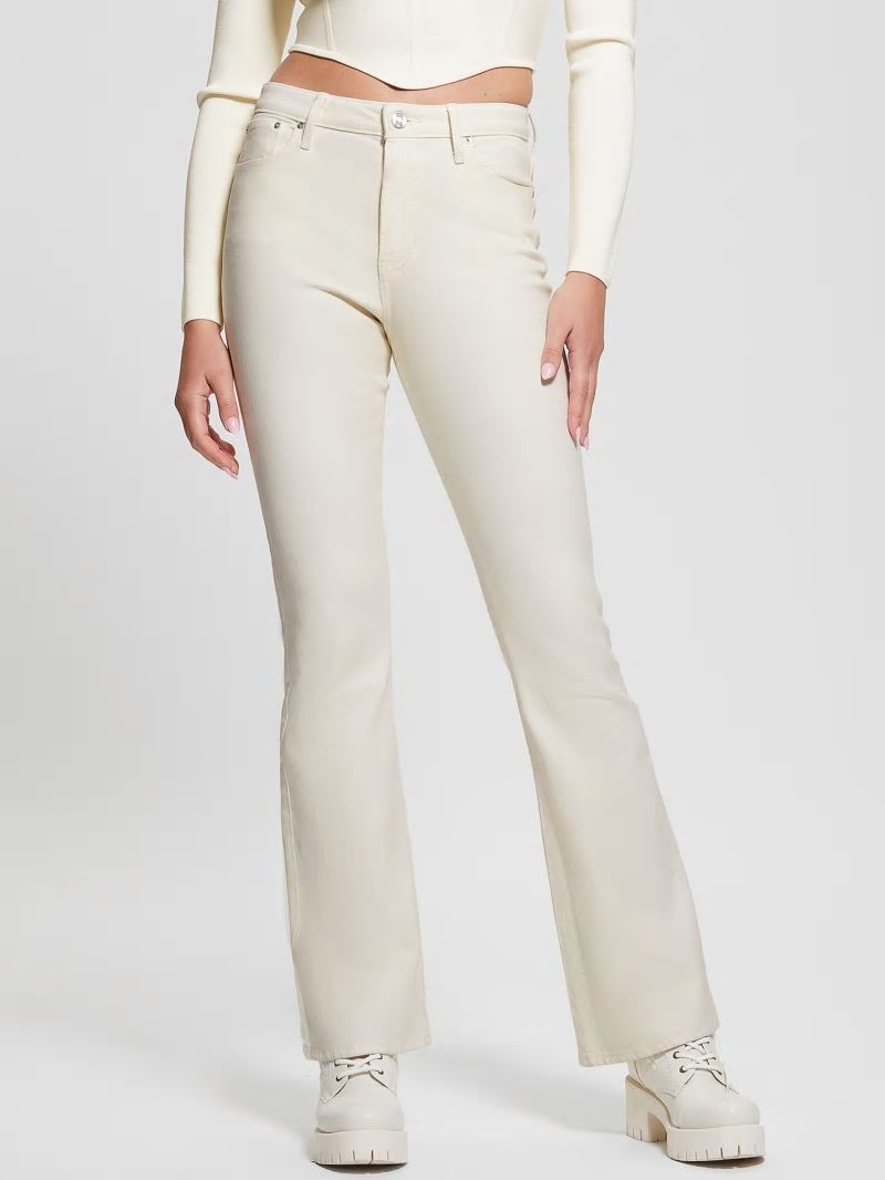 Guess Sexy Flare Jeans - Dove White Multi Guess Sexy Flare Jeans - Dove White Multi