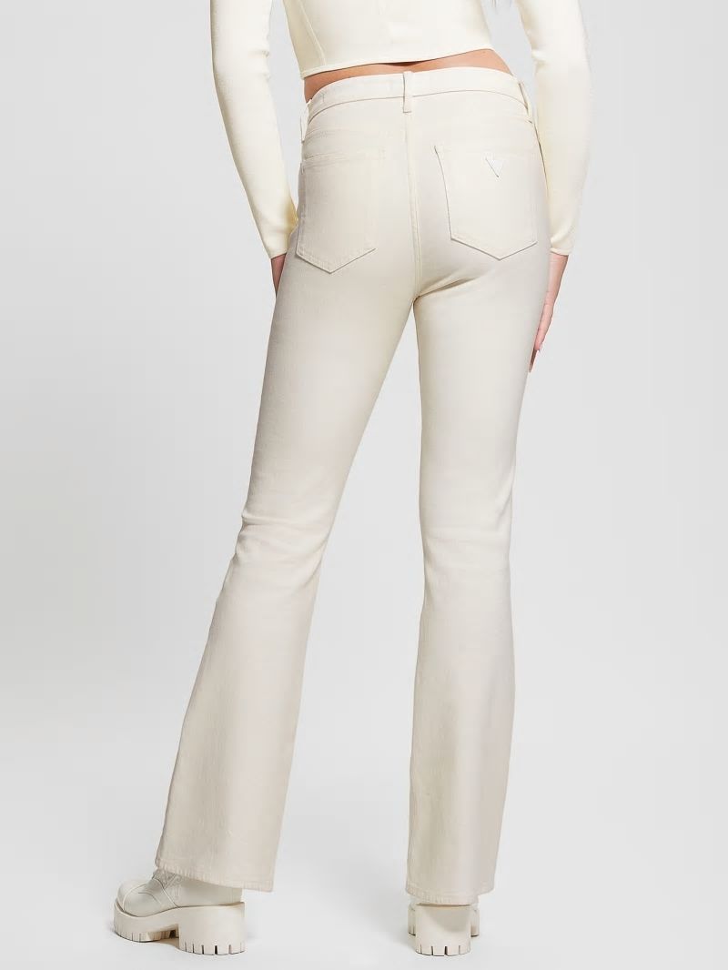 Guess Sexy Flare Jeans - Dove White Multi Guess Sexy Flare Jeans - Dove White Multi