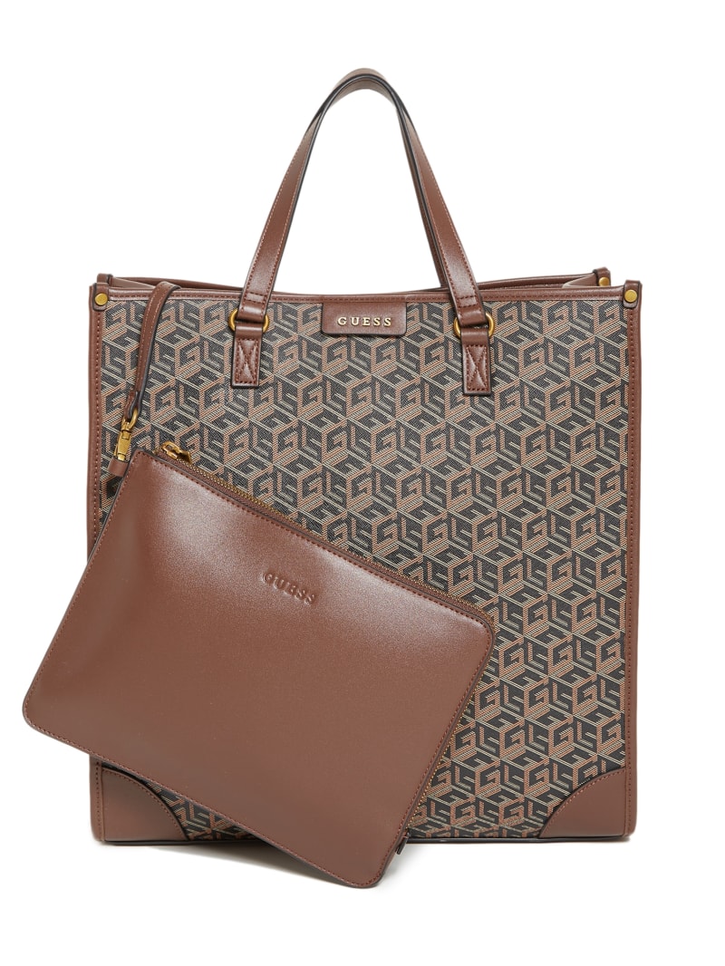 Guess Ederlo Tote Bag - Black Floral Print Guess Ederlo Tote Bag - Black Floral Print