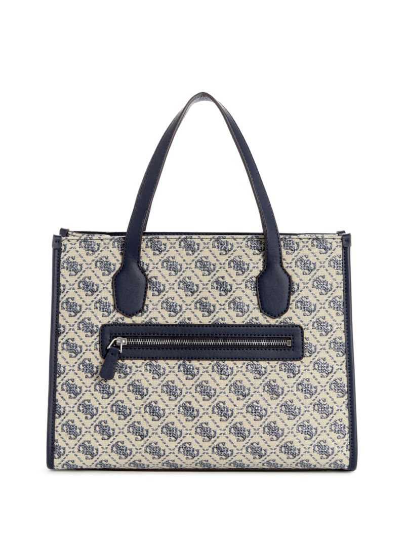 Guess Izzy Glitter Tote Bag - Navy Logo Guess Izzy Glitter Tote Bag - Navy Logo