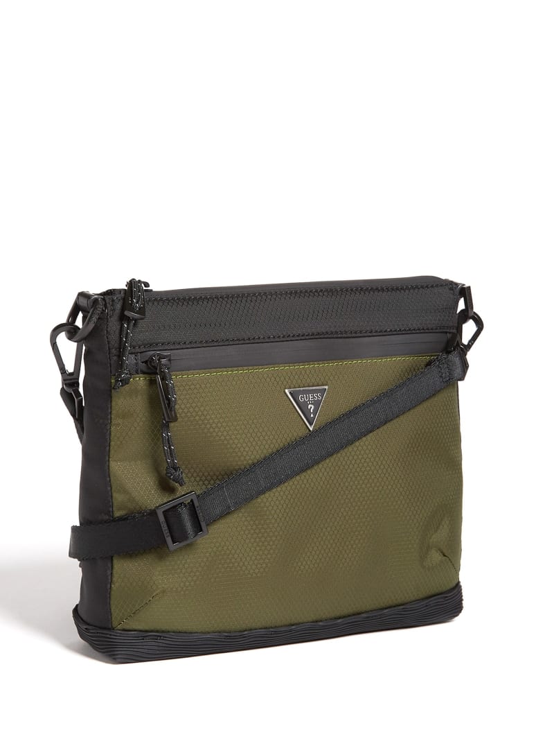 Guess Certosa Tech Crossbody - Green Guess Certosa Tech Crossbody - Green