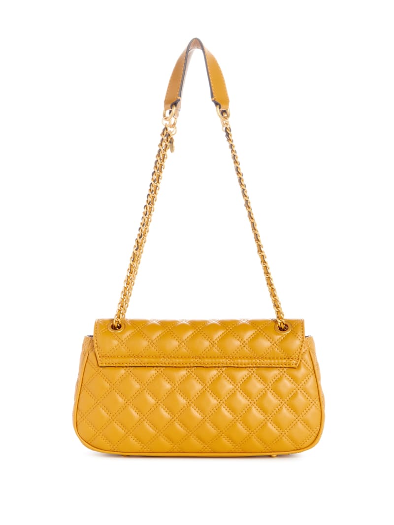 Guess Giully Quilted Convertible Crossbody - Mustard Guess Giully Quilted Convertible Crossbody - Mustard