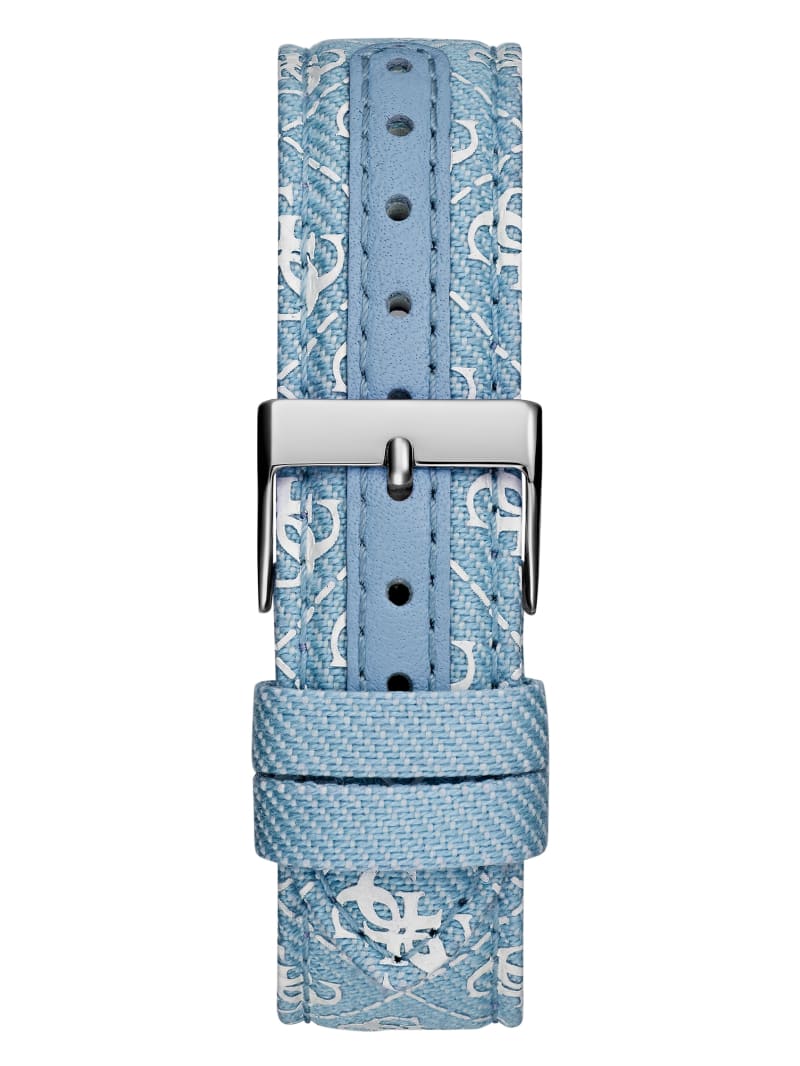 Guess Blue Denim Analog Watch - Rainbow Guess Blue Denim Analog Watch - Rainbow