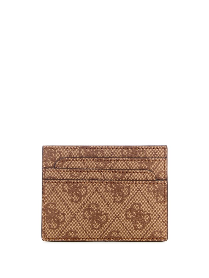 Guess Laurel Quattro G Card Holder - Latte Logo Guess Laurel Quattro G Card Holder - Latte Logo