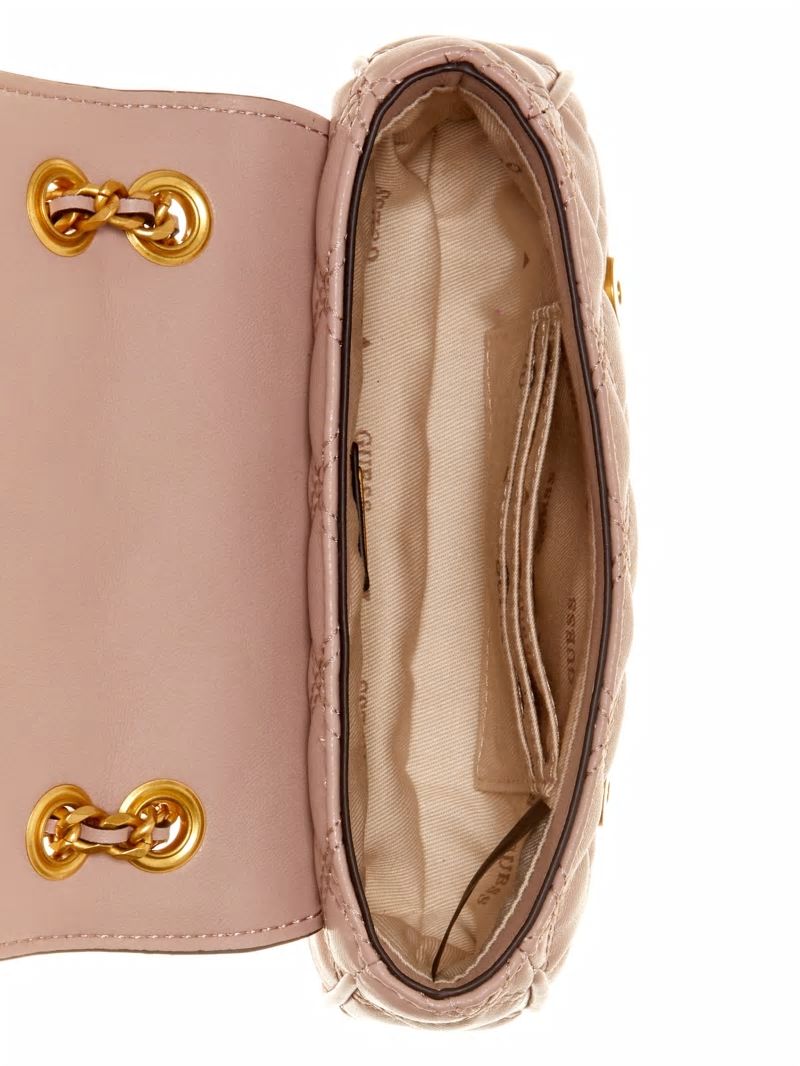 Guess Giully Mini Convertible Crossbody - Rosewood Guess Giully Mini Convertible Crossbody - Rosewood
