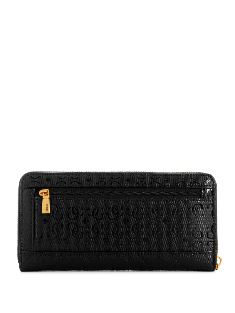 Guess Jania Large Zip-Around Wallet - Black Guess Jania Large Zip-Around Wallet - Black