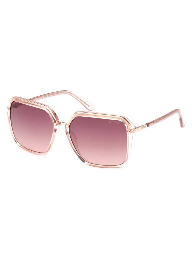 Guess Elena Oversized Square Sunglasses - Pink Guess Elena Oversized Square Sunglasses - Pink