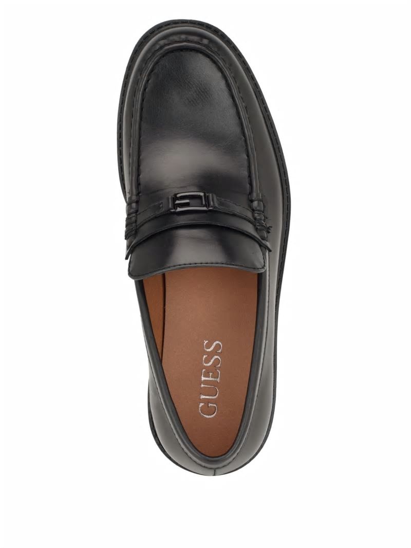 Guess Diolin Lug Sole Loafers - Black 001 Guess Diolin Lug Sole Loafers - Black 001