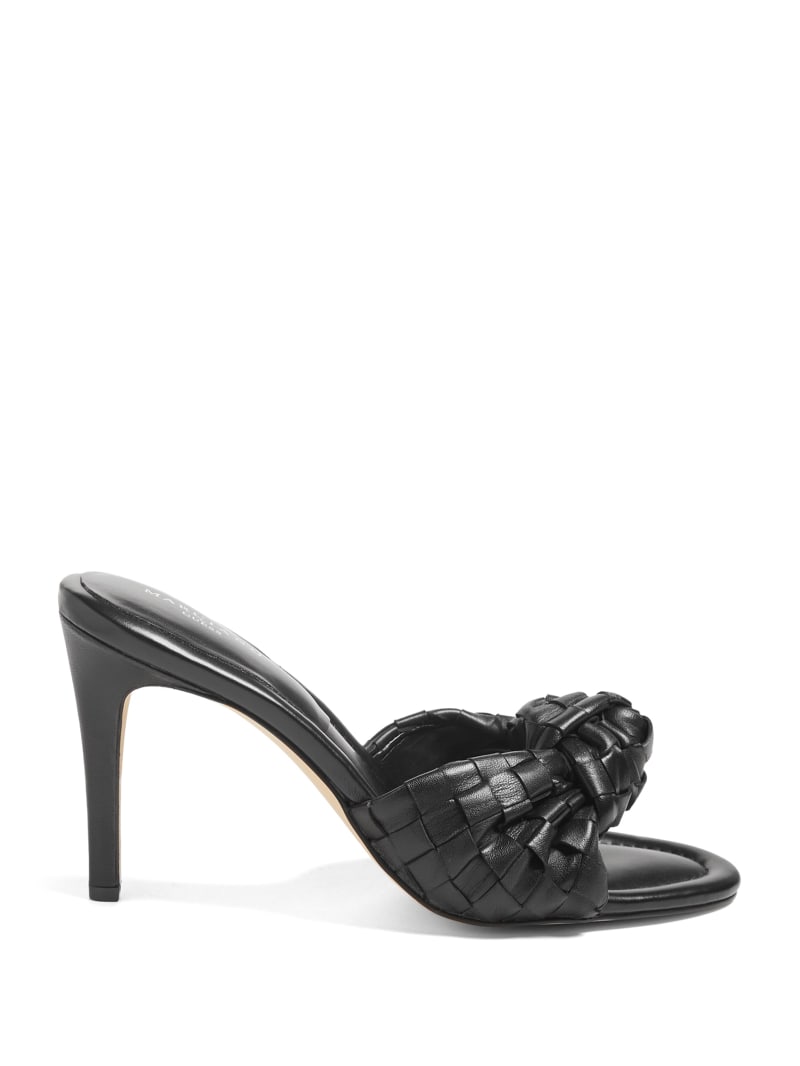 Guess Janna Woven Mule - Black1 Guess Janna Woven Mule - Black1