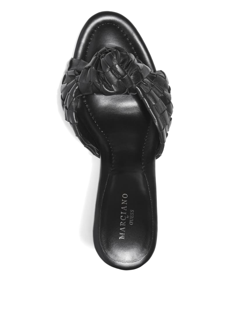 Guess Janna Woven Mule - Black1 Guess Janna Woven Mule - Black1